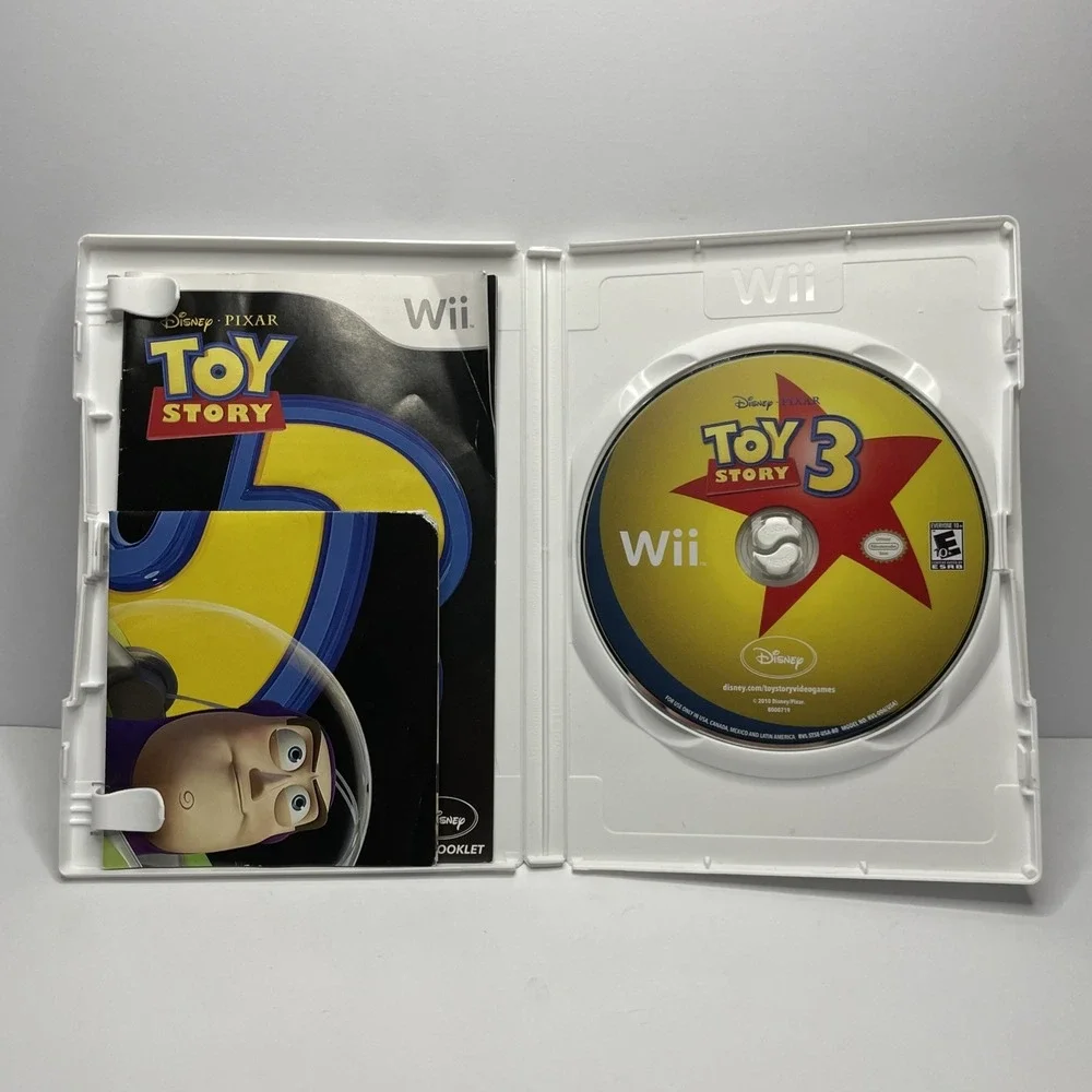 Toy Story 3 (Nintendo Wii, 2006) CIB Complete with Manual + Poster- Tested